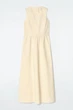 Сукня жіноча COS open-back cotton midi dress 1277936002 Eur 38 Екрю - изображение 2