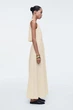 Сукня жіноча COS open-back cotton midi dress 1277936002 Eur 38 Екрю - изображение 3