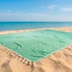 Пляжне покривало велике для пляжу пікніка Dream Green м'яка підстилка на море пляж 200x240 см - зображення 1