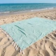 Підстилка килимок для пляжу моря м'який Laguna Aqua пляжне покривало 150х190 см - зображення 1