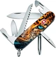 Ніж Victorinox Hiker Animal 14 інструментів компактний кишеньковий для роботи й відпочинку Леопард - зображення 1