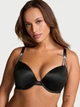 Бюстгальтер с пуш-ап со стразами Victoria's Secret Very Sexy Starstruck Shine Strap Push-Up черный - изображение 1