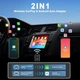 Адаптер 2 в 1 для беспроводного CarPlay и Android Auto XIIORE - изображение 2