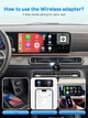 Адаптер беспроводной Redmaple для CarPlay и Android Auto 2 в 1 Черный - изображение 7