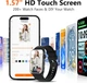 Смарт-годинник Marsyu 2026 1.57" Bluetooth дзвінки, тонометр, пульс, SpO2, монітор сну, 120 спортивних режимів, IP67, Android/iOS - зображення 5