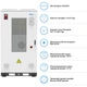 Система зберігання енергії DEYE SUN-80K-SG02HP3-EU-EM6 80kW 241.2kWh 1BAT LiFePO4 ≥8000 циклів (SV-3DE80K1-HDE240K1-1) - зображення 4