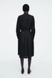 Сукня жіноча COS draped belted midi dress 1288654001 Eur 40 Чорний - изображение 4