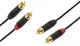 Profesjonalny kabel audio SSQ RCARCA1 2x RCA - 2x RCA (1 m) (5907688758726) - obraz 4
