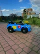 Детский спортивный электромобиль-кабриолет Cabrio 6V 5Ah со спойлером — синий (пульт ДУ, LED-фары, музыка, плавный старт) - изображение 3