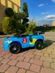 Детский спортивный электромобиль-кабриолет Cabrio 6V 5Ah со спойлером — синий (пульт ДУ, LED-фары, музыка, плавный старт) - изображение 6