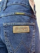 Джинсы Wrangler мужские коттон брокс прямые 33 синие - изображение 6