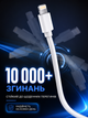 Комплект быстрой зарядки 20W для телефона Apple iPhone type-c to lightning 7 8 X 11 12 13 14 pro max plus mini iPad адаптер сетевое зарядное устройство блок тайпси лайтнинг usb-c power adapter быстрая зарядка айфон айпад кабель лайтинг тайп-с 1м - изображение 2