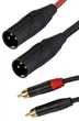 Profesjonalny kabel audio SSQ RCAXM5 2x RCA - 2x XLR Męski (5 m) (5904161822035) - obraz 2