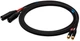 Profesjonalny kabel audio SSQ RCAXM5 2x RCA - 2x XLR Męski (5 m) (5904161822035) - obraz 4