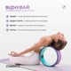 Колесо для йоги EasyFit 33 см сиренево-мятное (кольцо для йоги TPE, йога колесо для спины) Ws-33-FM - изображение 6