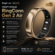 Смарт-кольцо RingConn Gen 2 Air Size 10 Dune Gold, AI-мониторинг сна, пульса и активности - изображение 1