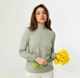 Блуза жіноча зі стійкою софт шавлія, L-XL - изображение 9