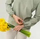 Блуза жіноча зі стійкою софт шавлія, L-XL - изображение 12