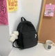 Рюкзак женский портфель детский маленький Bear спортивный для путешествий черный + брелок мишка - изображение 1