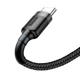 Кабель Baseus Cafule Cable USB For Type-C 3A 2m Gray+Black - изображение 6