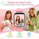 Детские смарт-часы AKUMAKA 4G GPS с видеозвонком, SOS, IP68 и 2 ремешками - изображение 5