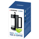Френч-пресс 0.6л стекло для кофе и чая черный Aurora MC-1265 - изображение 4