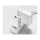 Зарядний пристрій Baseus 2xUSB-C 65 W + 1xUSB GaN + cable USB-C to USB-C 100 W 1.0m white (CCGP120202) (351921) - зображення 8