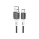Дата кабель USB 2.0 AM to USB-C 1.0m 3A silicone BX79 black BOROFONE (6974443384789) (352119) - изображение 1