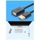 Дата кабель USB 2.0 AM/AF 1.0m US103 black Ugreen (10314) (352702) - зображення 2