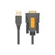 Кабель для передачи данных USB to COM M 2.0m DB9 RS-232 CR104 black Ugreen (20222) (346846) - изображение 2
