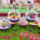 Набор красных мини-фламинго 25 шт маленький декор для миниатюрных ландшафтов, садов, аквариумов, горшков, кофеень, игр, кукольных домиков и офисов, маленькие фламинго - изображение 3