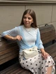 Сумка жіноча з натуральної шкіри на плече та через плече з двома ремінцями молочна - зображення 2