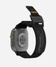 Ремешок AULUMU A11 Mag Buckle Slim Band для Apple Watch Ultra 49 мм / Series 42 мм / 44 мм / 45 мм / 46 мм / SE 44 мм Черный/Черный - изображение 2