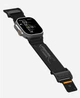Ремешок AULUMU A11 Mag Buckle Slim Band для Apple Watch Ultra 49 мм / Series 42 мм / 44 мм / 45 мм / 46 мм / SE 44 мм Черный/Черный - изображение 6