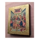 Писаная под старину икона Тайная Вечеря 15×19 см - изображение 4