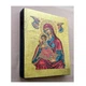 Писаная Корфская икона Пресвятой Богородицы 15×19 см - изображение 3