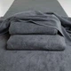 Набор отельных полотенец 3шт GM Textile 50х90см, 50х90см, 70х140см 500г/м2 (Серый) - изображение 7