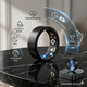 Розумне кільце Smart Ring SUNOL Black (Size 9): моніторинг здоров'я, сну, тиску та кисню, IP68, iOS/Android + Зарядний кейс - зображення 3