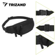 Спортивная сумка бананка 2 л для активного отдыха черный Trizand LS-1855 - изображение 4