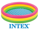 Надувной детский бассейн 147х33 см 131 литр для дома ПВХ Intex LS-0774 - изображение 3