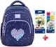 Рюкзак школьный Kite Education Type Love K26-763M-2 подарок краски и карандаши (на рост ребенка 130-145 см) - изображение 1
