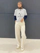 Поло женское UNIQLO 520582805 XL Синее (1159863272) - изображение 3