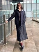 Поло женское UNIQLO 465486541 M Коричневое/Синее (1159863346) - изображение 12