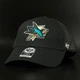 Черная кепка 47 brand NHL San Jose Sharks Branson H-BRANS22CTP-BK - изображение 1
