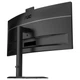 Монитор AOC 34" CU34E4CW, WQHD, VA, 120Гц, изгн., 2xHDMI, DP, USB-C, RJ-45, USB-hub, CAM, HAS - изображение 7