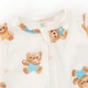 Человечек Dexter`s с застежкой-молнией и манжетами bears 86 см белый - изображение 3