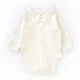 Боди Dexter`s-рубашка для мальчика с бабочкой collar bow из рибаны 62 см молочный - изображение 1