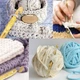 Гачок пластик 12мм великий розмір для трикотажної пряжі молочний (001070/2) - зображення 3