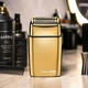 Шейвер профессиональный BaByliss PRO FoilFX02 Gold для барберов и парикмахеров аккумуляторный сеточный - изображение 2