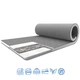Матрас-топпер ортопедический Family Sleep Sky Gray-White Collection - изображение 1
